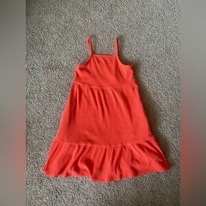 Girls red sundress, size 8​​​​